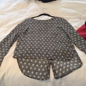 black long sleeved shirt from H&M